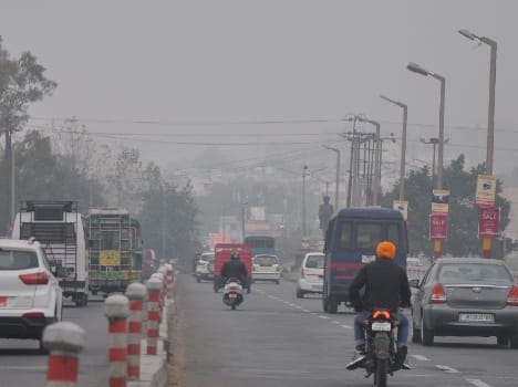 Fog in Jammu