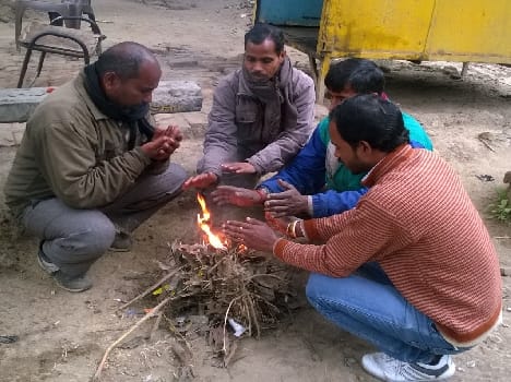 Cold weather with winds spoiled attitude