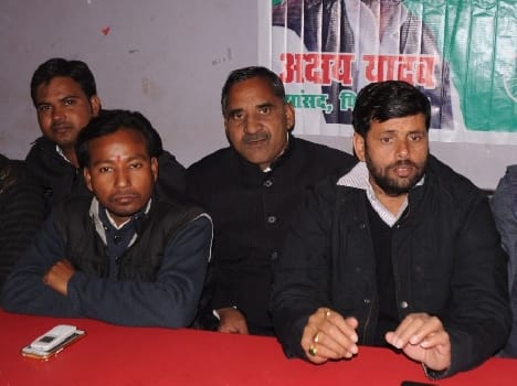 Activists at the conference show the strength of SP
