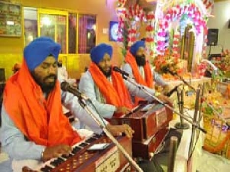 Bathed in light Sriguru Singh Sabha Gurdwara