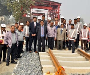Lucknow Metro construction at its next level.