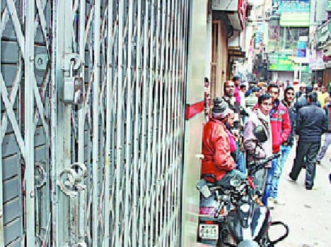 The market closed in protest of murder