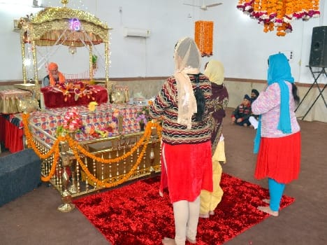 Guuru Gobind Singh Ji light The devotional program at festival