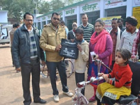 Children with special needs receive equipment