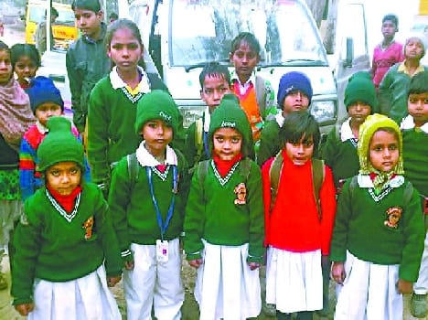 11 children trapped in a burning van , survived
