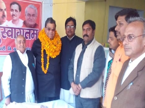 BJP district president welcomed
