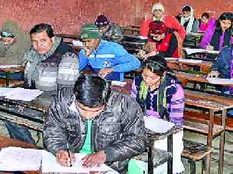 Five thousand candidates left the examination