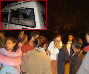 attack on aruna ray's rally
