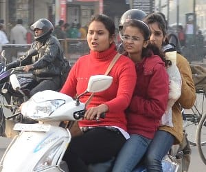Cold wave in Lucknow.
