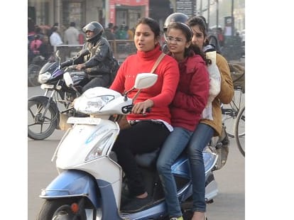 Cold wave in Lucknow.