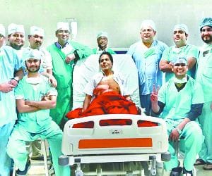 Doctors changed volv without surgery.