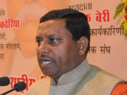 Central state minister Ram Shankar Katheriya slams Mayawati.