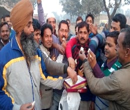 Paving the way for new tehsil Having distributed sweets