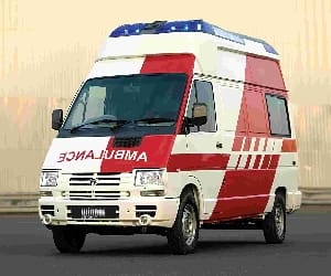 advanced life support ambulance in kgmu
