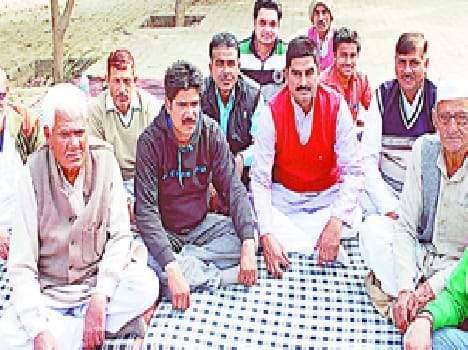 On the protest of farmers bolstered