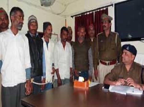 Press conference of CO five arrested