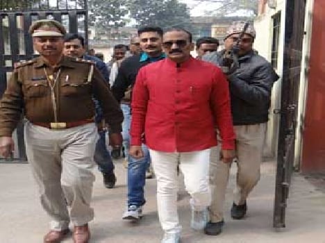 Tribhuvan Singh presented in court