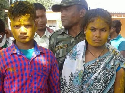 police organized marriage of naxalite duo
