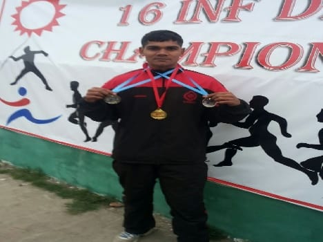 vikas won the four medals