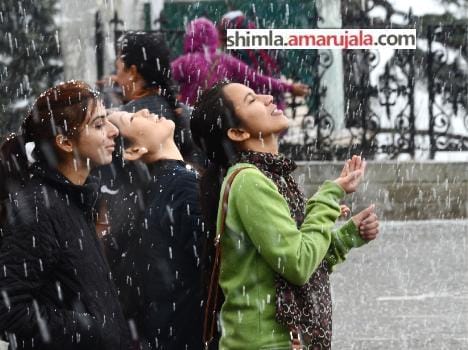 forecast of snowfall in himachal on 28 january.