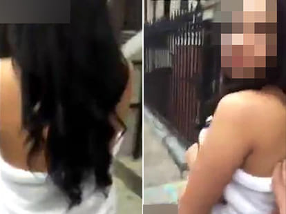 Man makes wife walk naked through streets
