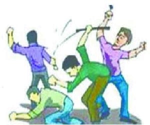 boys brutally beated couple and child after hitting with car
