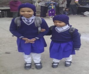 children arrived at school trembling in cold.