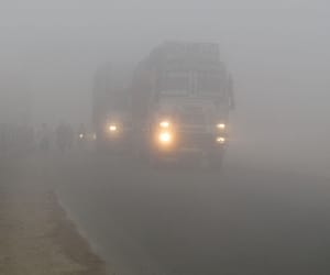 fog and cloud increased cold in dehradun.