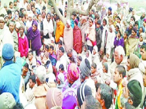 Commotion on the death of the elderly