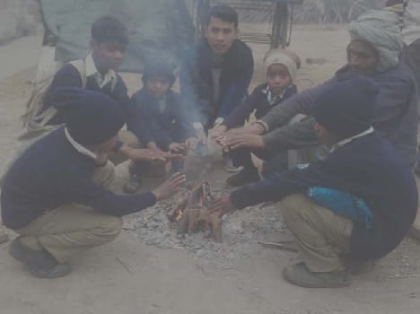 winter chill distrubed lifestyle, school will remain closed today.