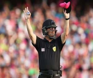 Australia umpire John Ward wears helmet for protection In 4th ODI