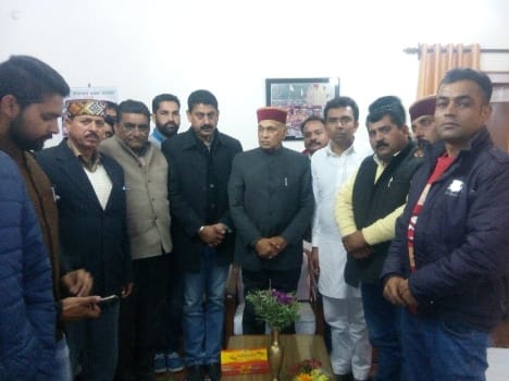 former mla meeting with prem kumar dhumal.