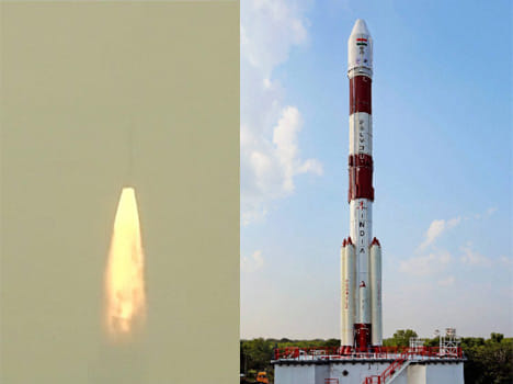 PSLV-C31 launches IRNSS-1E, the fifth satellite of the IRNSS from Sriharikota.