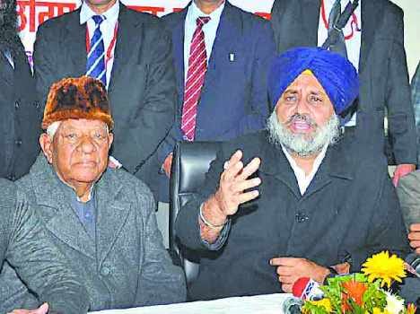 sukhbir badal stated congress main competitor in assembly election