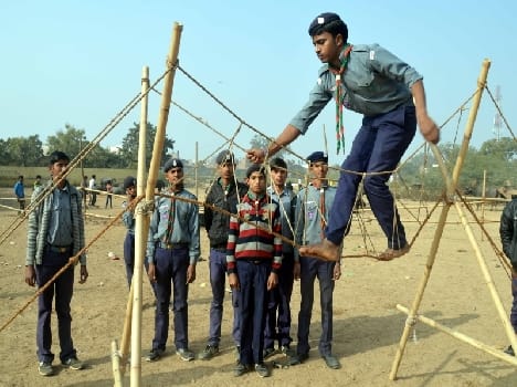 regiona scout guide rally  in mathura