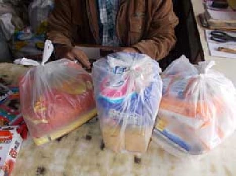 Effect of the ban on polythene
