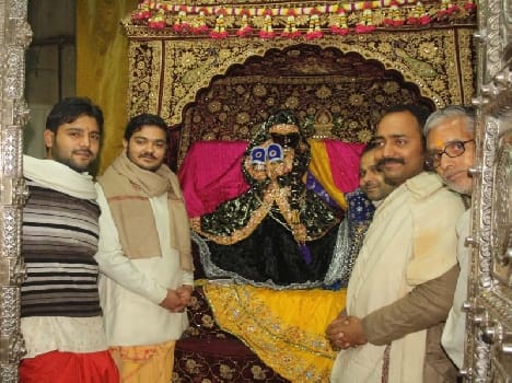 celibration in radhaballabh lal temple