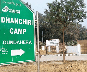 Dhanchari camp threaten Air Force Station.