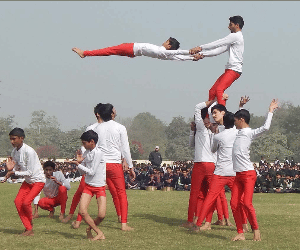 Republic Day celebrations highlight a mini glimpse of India.