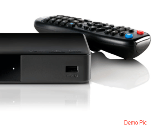 Arbitrary rates are at the set-top box.