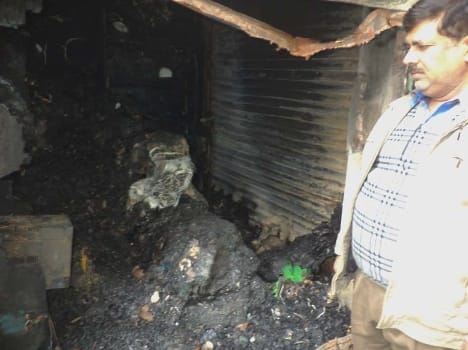 The fire was a short circuit, store ashes