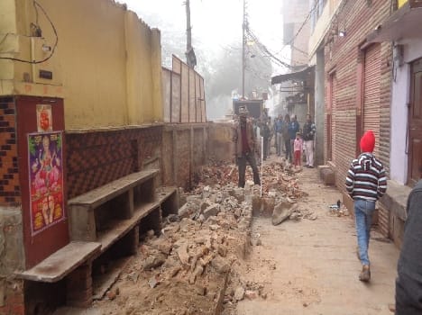 Encroachment campaign in Tundla