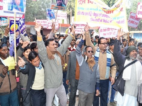 demonstration against student sucide