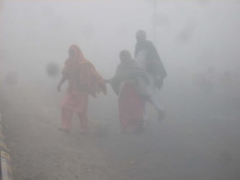 fog in mathura