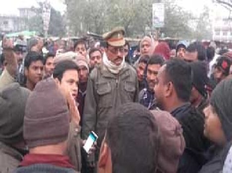 The young man 's family did blockade