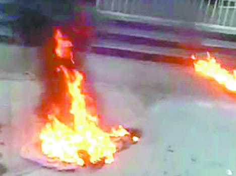 Elderly woman burnt to death