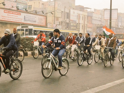 Car Free Day in the capital today, the fifth, will start from Munirka.