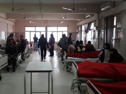 Condition of govt hospitals in Lucknow.
