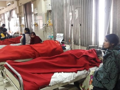 Condition of govt hospitals in Lucknow.