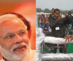 PM narendra modi inaugurates mahamana express in varanasi